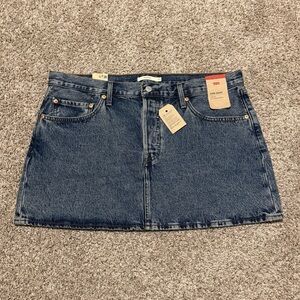 Levi's Classic Blue Mini Skirt